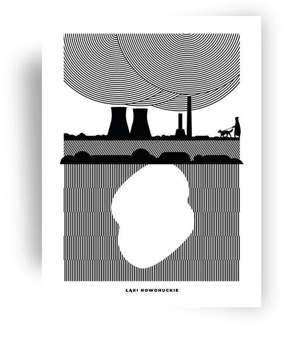 Łąki nowohuckie poster
