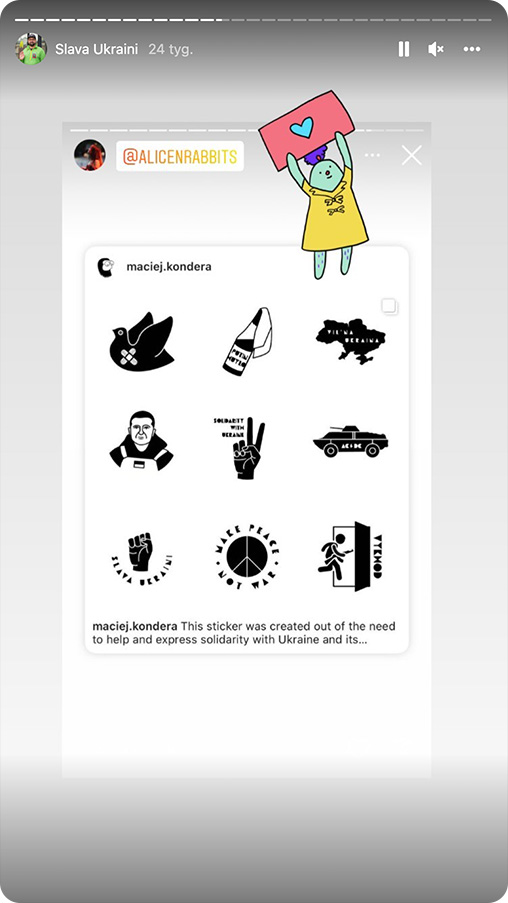 Slava Ukraini Instagram