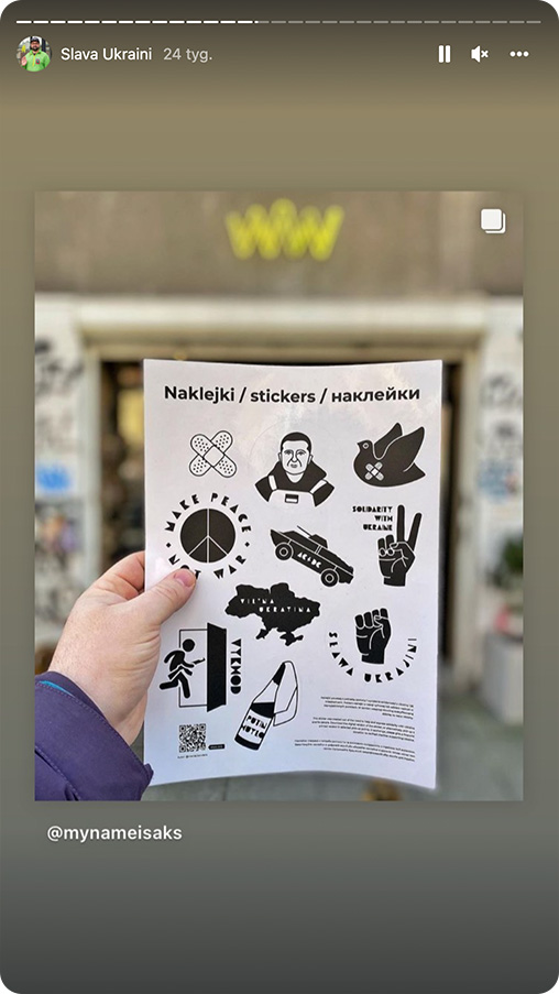 Slava Ukraini Instagram