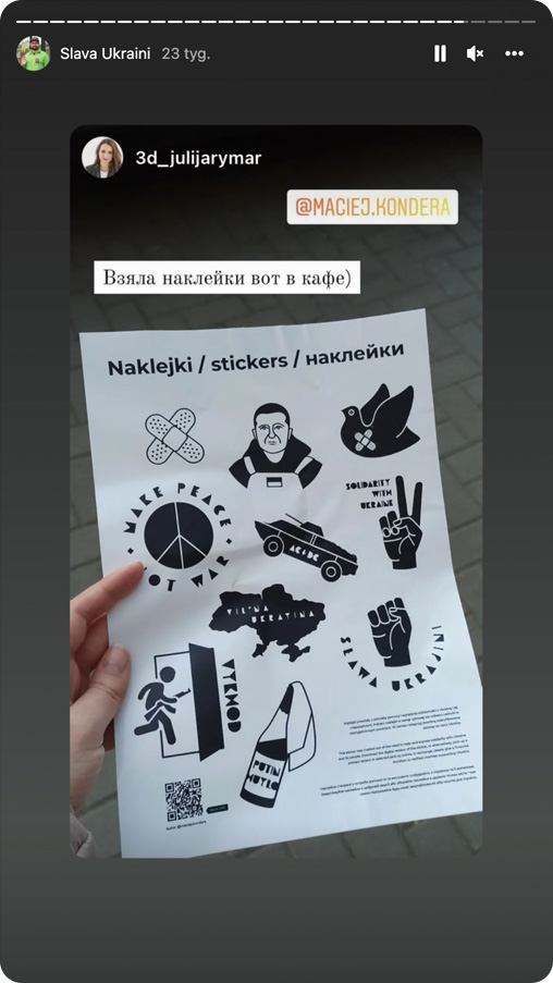 Slava Ukraini Instagram